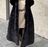 Hilda szőrmekabát fekete – Innova Fashion – 4. kép